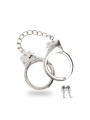 Kajdanki Silver Plated Bdsm Handcuffs Taboom