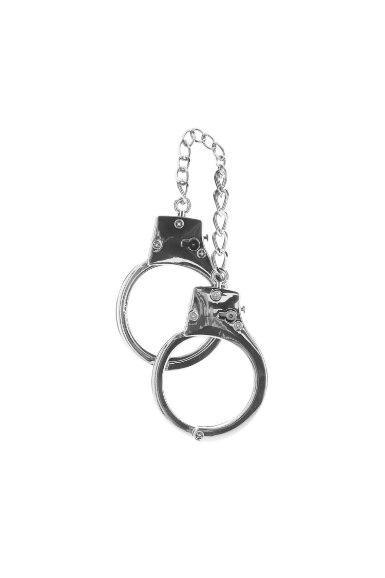 Kajdanki Silver Plated Bdsm Handcuffs Taboom