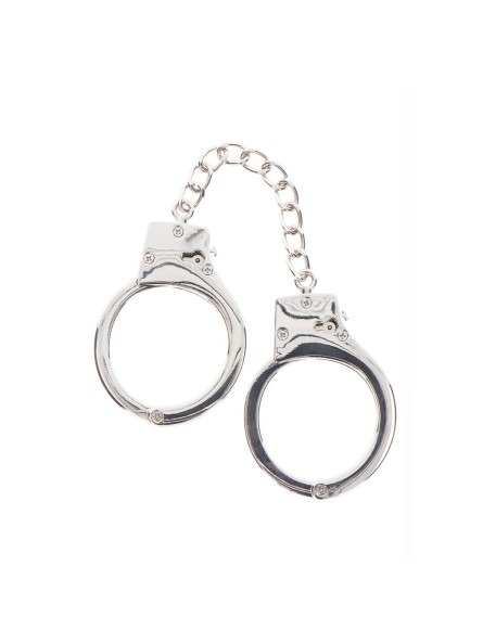 Kajdanki Silver Plated Bdsm Handcuffs Taboom