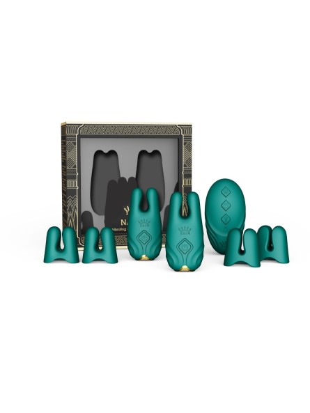 Wibrujące Klamerki Na Sutki Nave Turquoise Green Zalo