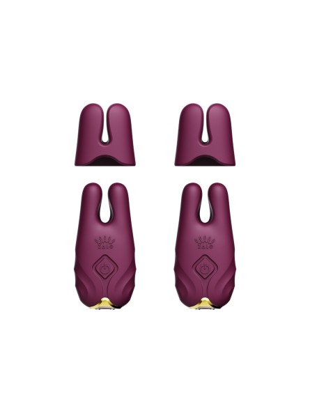 Wibrujące Klamerki Na Sutki Nave Velvet Purple Zalo