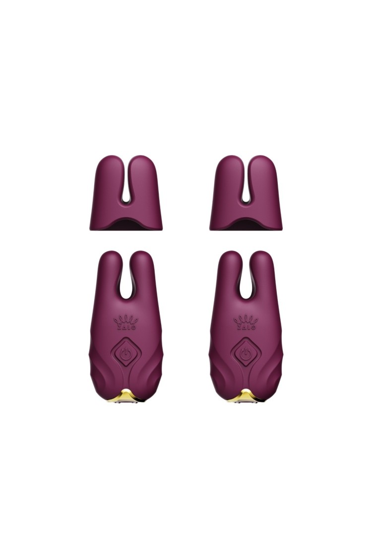 Wibrujące Klamerki Na Sutki Nave Velvet Purple Zalo