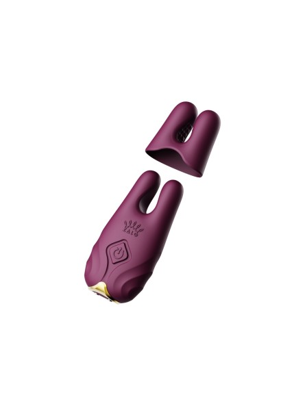 Wibrujące Klamerki Na Sutki Nave Velvet Purple Zalo