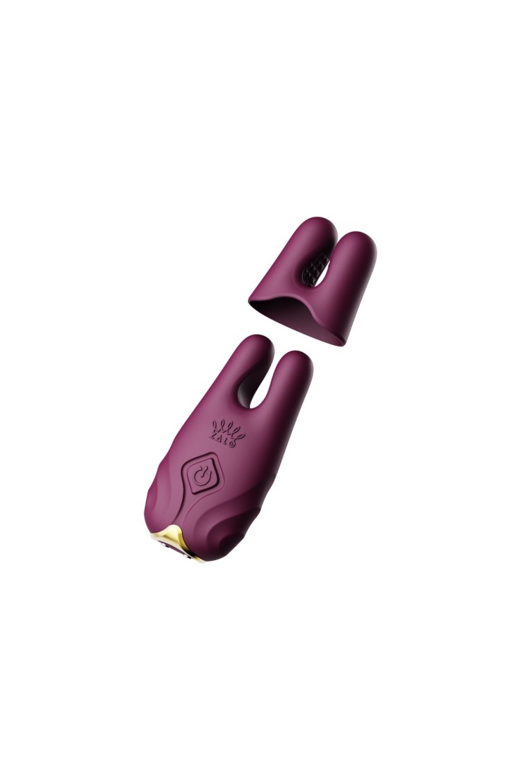 Wibrujące Klamerki Na Sutki Nave Velvet Purple Zalo