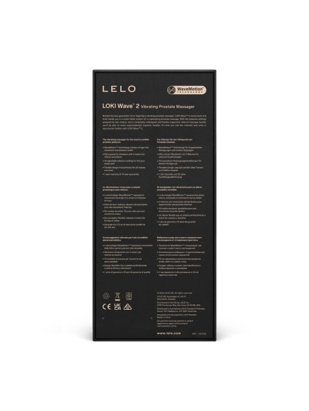 Masażer Prostaty Loki Wave 2 Black Lelo