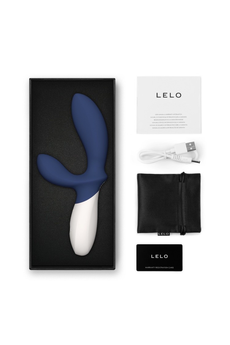 Masażer Prostaty Loki Wave 2 Base Blue Lelo