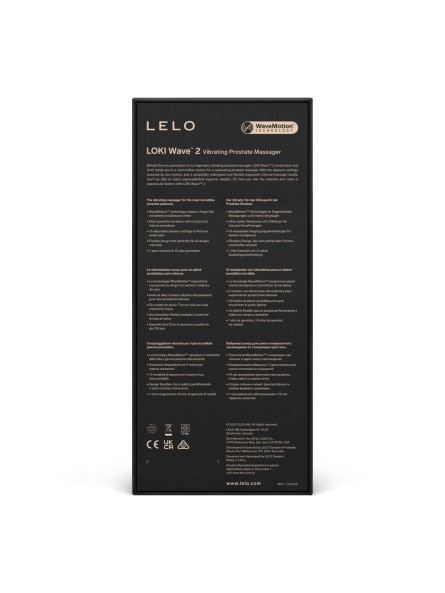 Masażer Prostaty Loki Wave 2 Base Blue Lelo