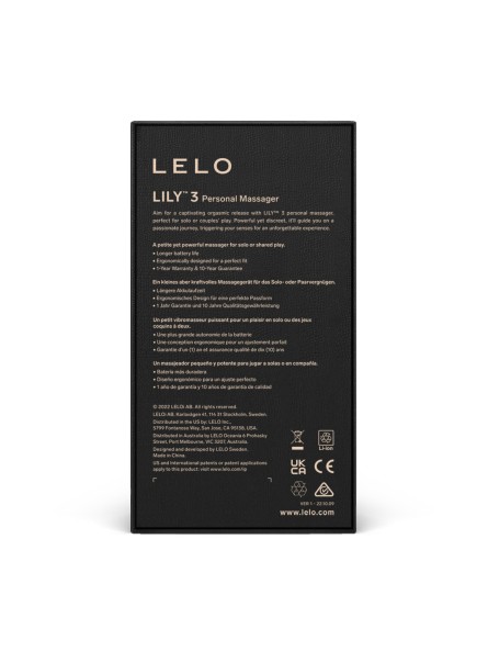 Masażer Łechtaczki Lily 3 Calm Lavender Lelo