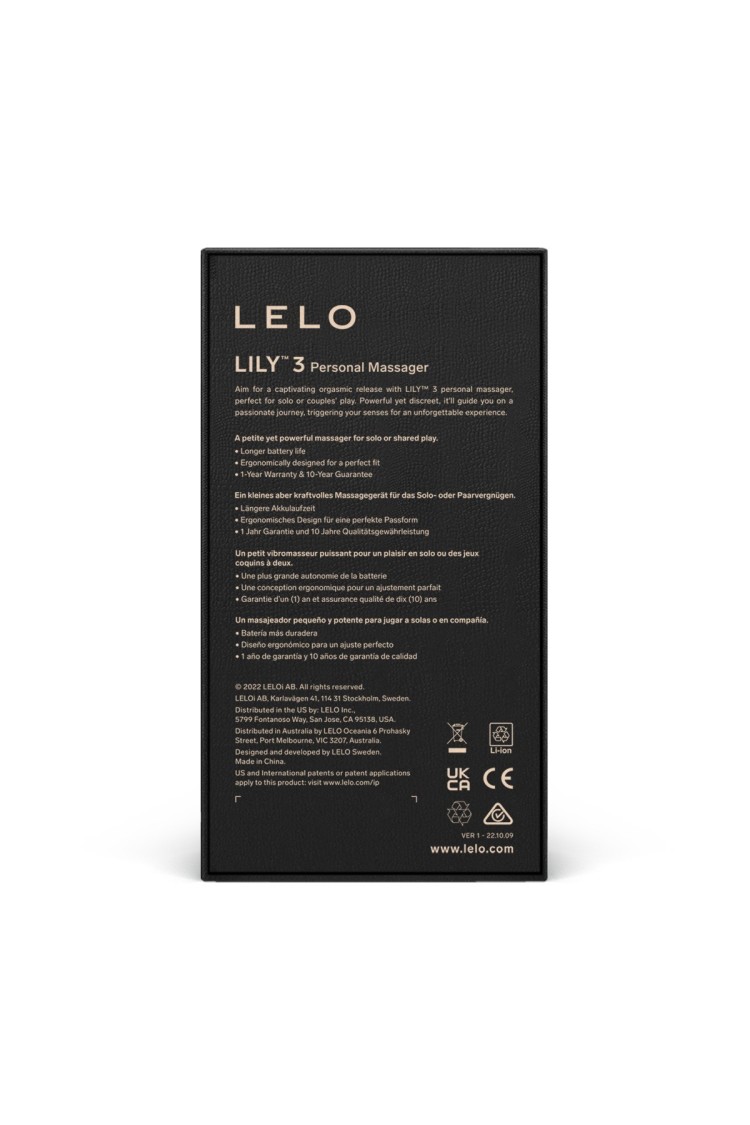 Masażer Łechtaczki Lily 3 Calm Lavender Lelo