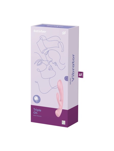 Wibrator Króliczek Triple Oh Pink Satisfyer