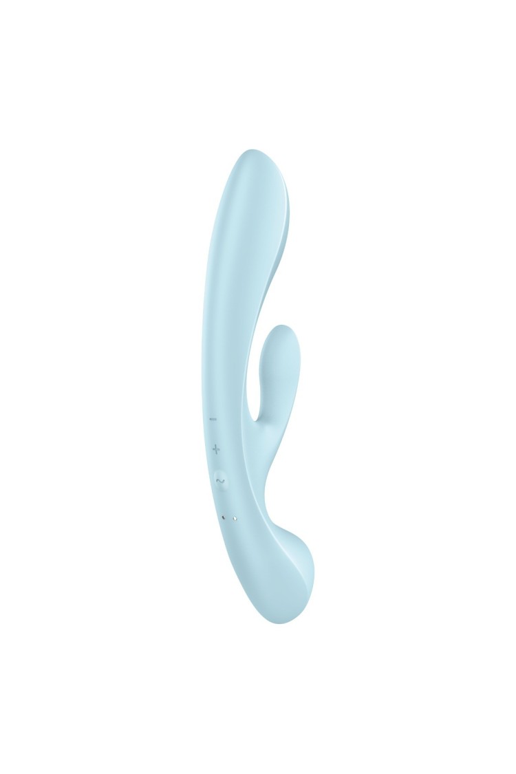 Wibrator Króliczek Triple Oh Light Blue Satisfyer