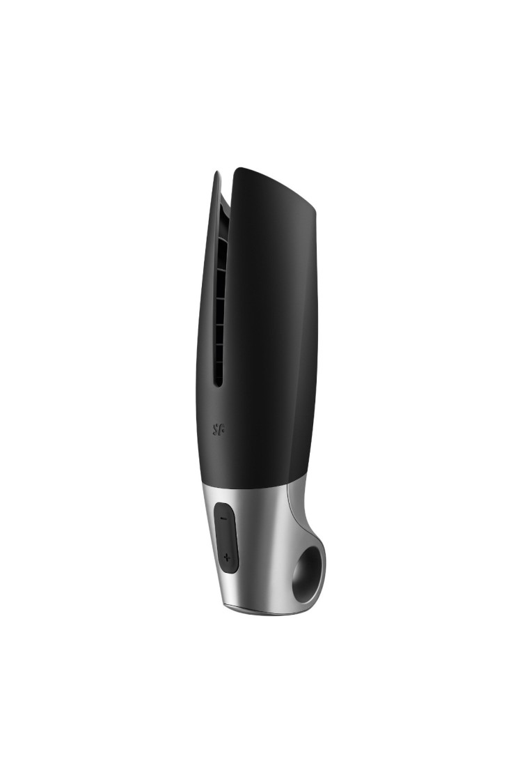 Masturbator Sterowany Aplikacją Power Black / Silver Satisfyer