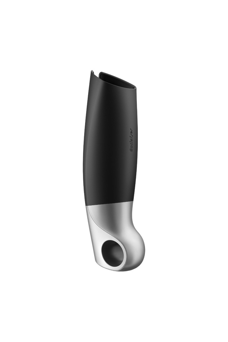Masturbator Sterowany Aplikacją Power Black / Silver Satisfyer