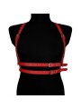 Czerwona Skórzana Uprząż Na Ciało Nastia Karess