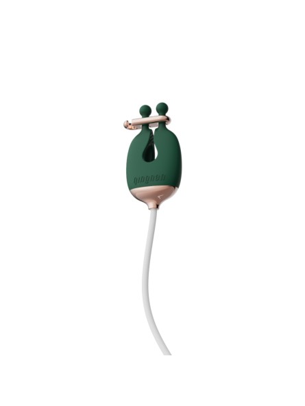 Zaciski No.2 Vibrating Nipple Clamps And Choker Set Green Qingnan