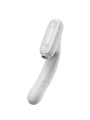 Wibrator No.7 Thrusting Vibrator With Suction White Qingnan