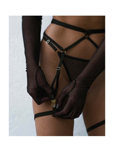 Ginny Black Stringi L/Xl Promees