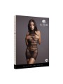 Sukienka Mini High Lace Neck Net Mini Dress Black Os Le Désir