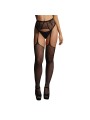 Pończochy Fishnet And Lace Garterbelt Stockings Black Os Le Désir