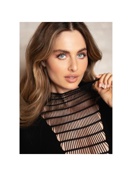 Bodystocking Kalyke Xxiii With Turtleneck Black Os Le Désir
