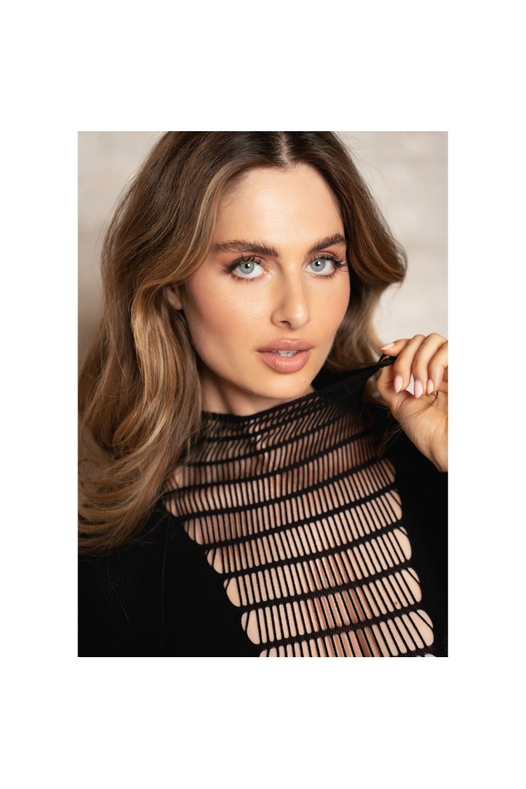 Bodystocking Kalyke Xxiii With Turtleneck Black Os Le Désir