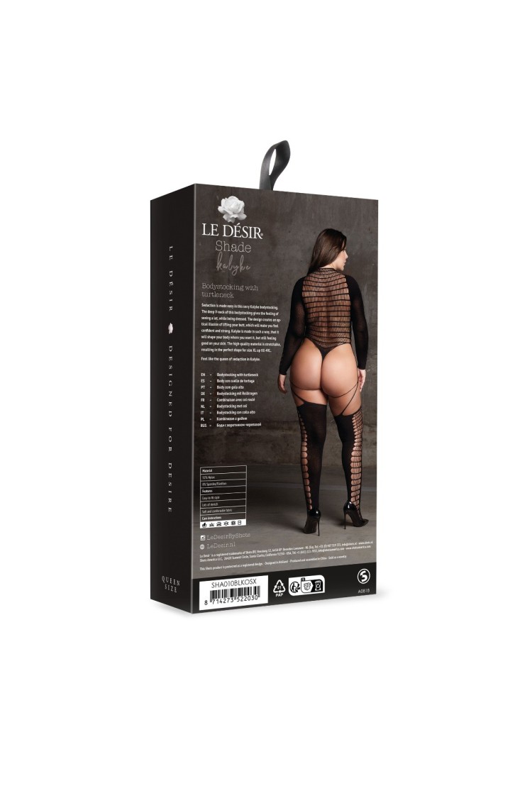 Bodystocking Kalyke Xxiii With Turtleneck Black Osx Le Désir