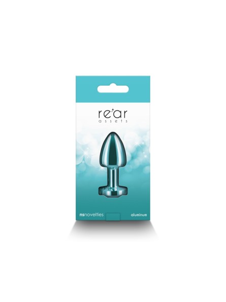 Korek Analny Z Kryształem Rear Assets Petite Green NS Novelties