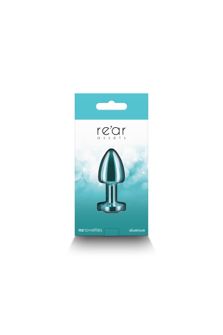 Korek Analny Z Kryształem Rear Assets Petite Green NS Novelties