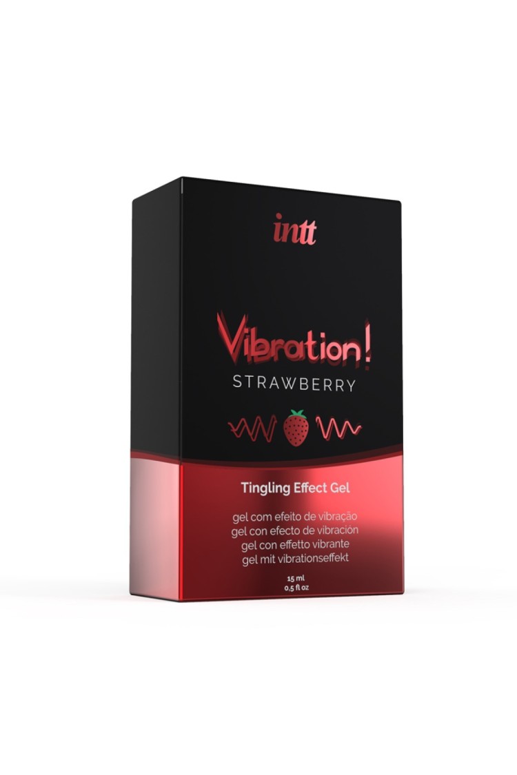 Żel Stymulujący Vibration! Strawberry 15 Ml intt