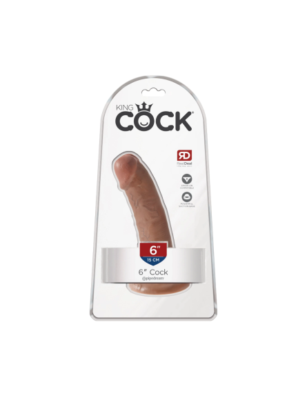 Dildo King Cock 6 Tan Pipedream