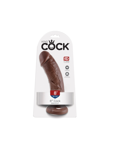 Dildo King Cock 8 Brown Pipedream