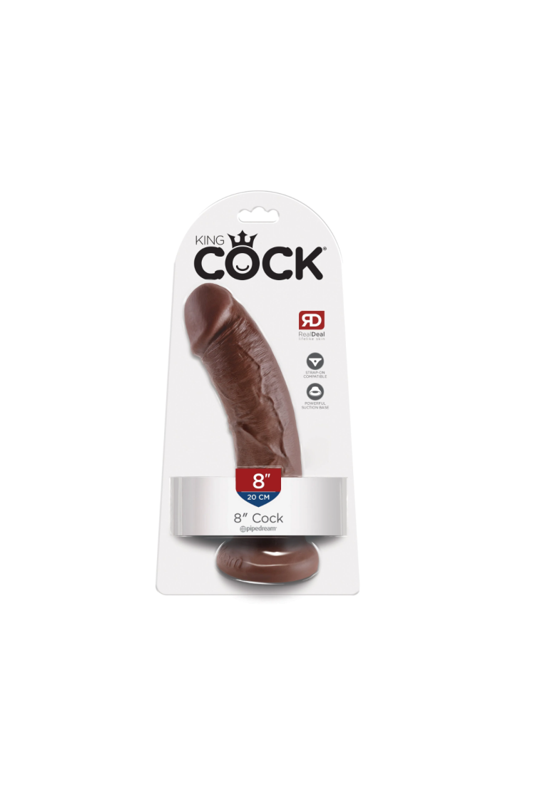 Dildo King Cock 8 Brown Pipedream