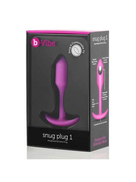 Korek analny Snug Plug 1 Fuchsia b-Vibe
