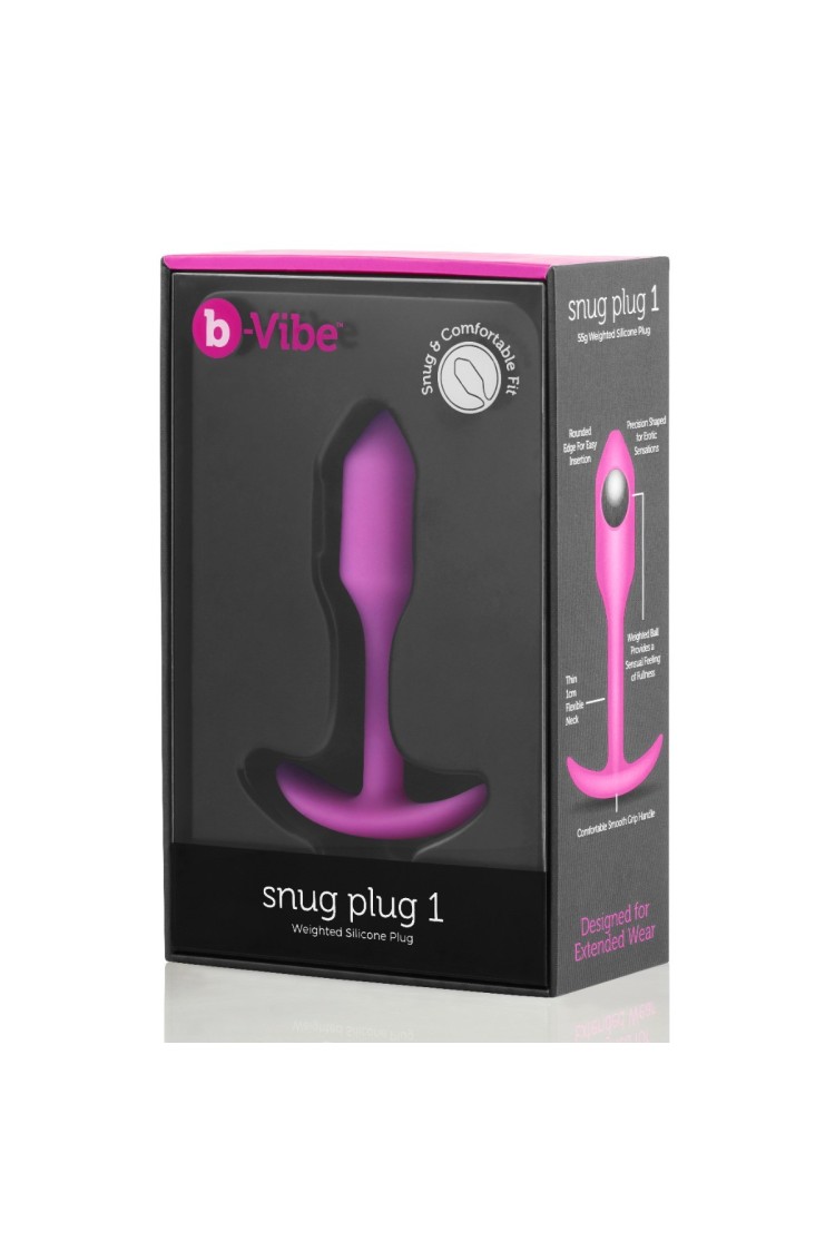 Korek analny Snug Plug 1 Fuchsia b-Vibe