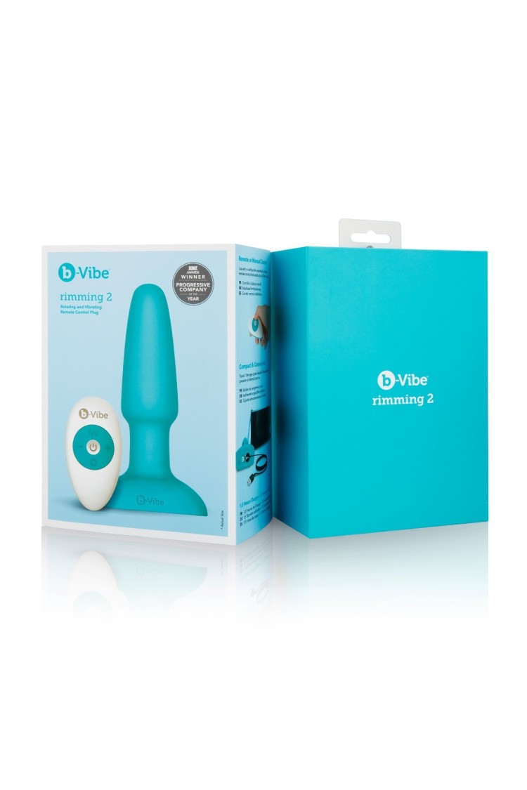Korek analny Rimming Plug 2 Teal b-Vibe
