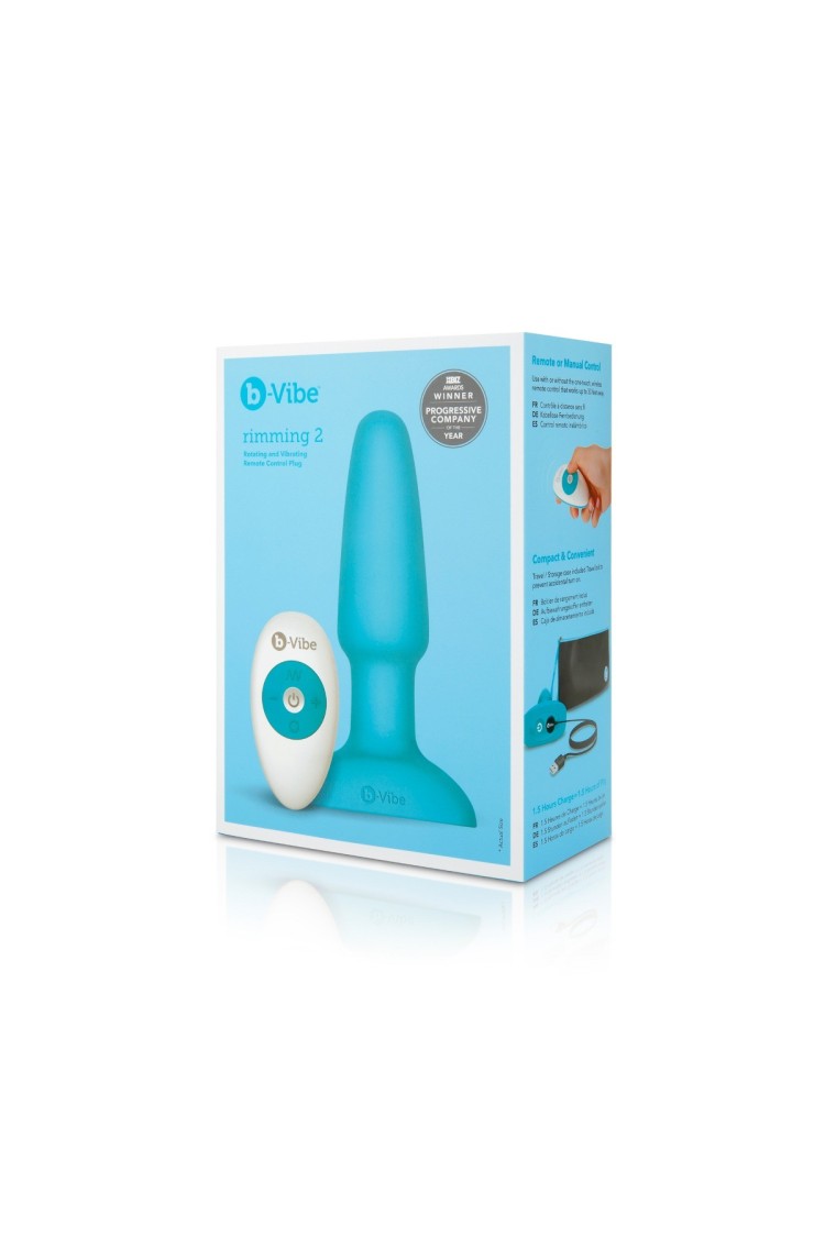 Korek analny Rimming Plug 2 Teal b-Vibe
