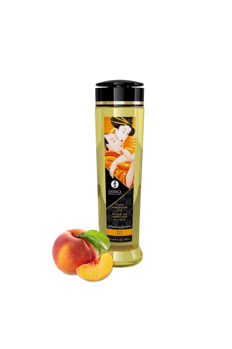 Erotic Massage Oil Stimulation / Peach 240Ml Shunga