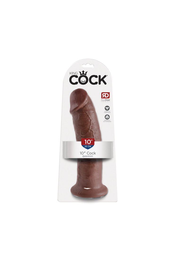 Dildo King Cock 10 Brown Pipedream