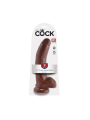 Dildo King Cock With Bals 9 Brown Pipedream