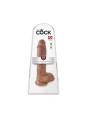 Dildo King Cock With Bals 10 Tan Pipedream
