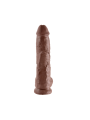 Dildo King Cock With Bals 10 Brown Pipedream