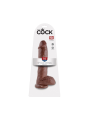 Dildo King Cock With Bals 10 Brown Pipedream