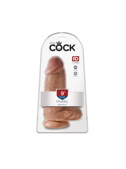 Dildo King Cock Chubby 9 Tan Pipedream