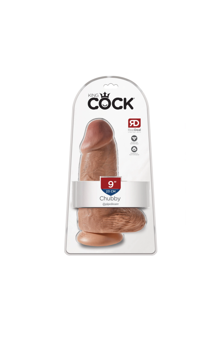 Dildo King Cock Chubby 9 Tan Pipedream
