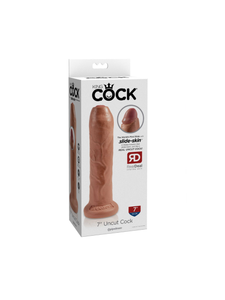 Dildo King Cock Uncut 7 Tan Pipedream