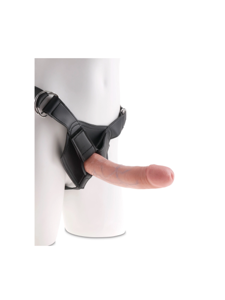 Uprząż Z Dildo King Cock Strap On Horness 8 Light Pipedream