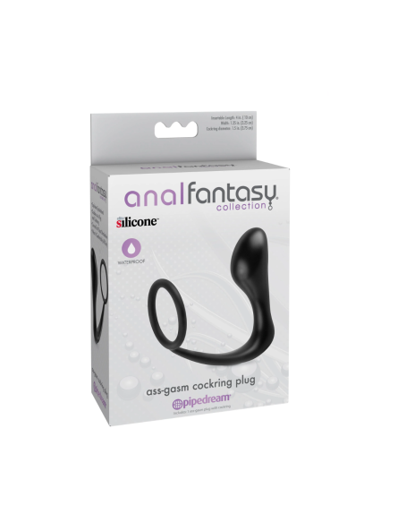 Korek Analny Ass-Gasm® Cockring Plug Pipedream