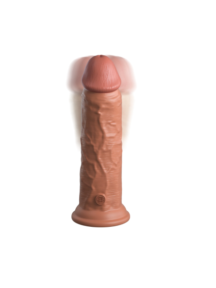 Wibrujące Dildo King Cock Elite Silicone Dual Density Cock 8 Pipedream