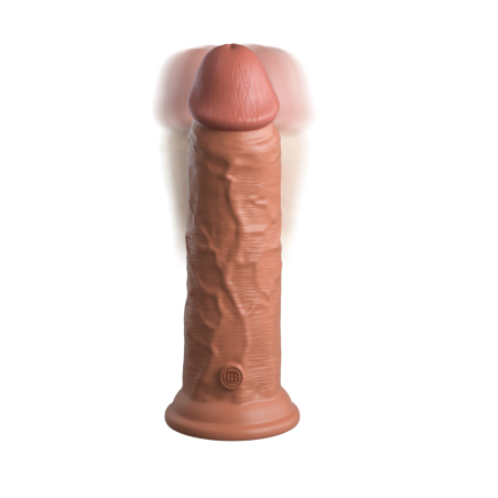 Wibrujące Dildo King Cock Elite Silicone Dual Density Cock 8 Pipedream