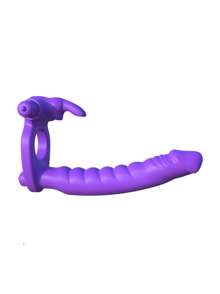 Dildo Analne Fantasy C-Ringz Silicone Double Penetrator Rabbit Pipedream